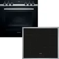 Produktbild: Siemens Einbau-Herd-Set, EI645CFB6E + HE517ABS1, Einbau-Herd, Induktionskochfeld EQ522IA00 - Schwarz