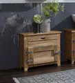 Produktbild: SIT Badkommode Frigo, Mangoholz im Antik-Look mit Kühlschrankgriffen, Breite 67 cm