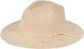 Produktbild: styleBREAKER Damen Panama Sonnenhut mit dünnem Hutband, Strohhut, Schlapphut, Sommerhut, Fedora Hut 04025040, Farbe:Beige