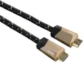 Produktbild: Hama High Speed HDMI™-Kabel, Ethernet, 3D, Metall, 1,5m Kabel, schwarz