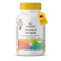 Produktbild: Vitamin B Komplex - 100 Tabletten - schluckfreundlich - hochdosiert - mit 200μg Biotin & 150μg Folsäure - enthält alle B-Vitamine - vegan | Warnke Vitalstoffe - Deutsche Apothekenqualität
