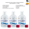 Produktbild: Swedish Nutra Meereskollagen 12500mg Gold Retinol Flüssiges Kollagen-Komplex x3