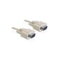 Produktbild: Delock - Kabel seriell - DB-9 (M) zu DB-9 (M) - 1,0m - beige - China (82980)