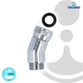 Produktbild: tecuro Winkelstück für Handbrausen 1/2 x 22,5° Neigung - Messing-verchromt