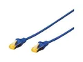 Produktbild: DIGITUS CAT 6A S/FTP Patchkabel CAT6a 3m blau