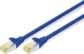 Produktbild: DIGITUS Patch-Kabel RJ-45 M bis M 3 m SFTP CAT 6a geschirmt halogenfrei ohne Haken Blau (DK-1644-A-030/B)