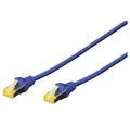 Produktbild: Digitus Digitus DK-1644-A-030/B RJ45 Patchkabel CAT 6a S/FTP 3.00 m Blau Halog Netzkabel, (300.00 cm)