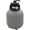Produktbild: Vidaxl - Pool-Sandfilter mit 4-Wege-Ventil Grau 350 mm