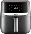 Produktbild: Medion Heissluft-Fritteuse MD 10532 1 kg Schwarz - Medion Heissluft-Fritteuse MD 10532 - 1 kg - SchwarzDetailfarbe: Schwarz - Frittiermethode: Heissluft - Display vorhanden: Ja - Multifunktionsgerät: Ja (50074260)
