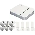 Produktbild: Smart Home Starterset Heizen Pro, Heizungssteuerung 1x Bosch Smart Home Controller, 6x Smart Home Heizkörper-Thermostat II, 4x Smart Home Tür-/Fensterkontakt II