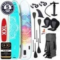 Produktbild: BRAST® SUP Board Family | Aufblasbares Stand up Paddle Set XXL | 370x87x15cm
