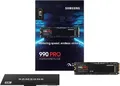 Produktbild: Samsung SSD 990 PRO 2TB 2000GB M.2 2280 PCIe 4.0 x4 32Gb/s 3D-NAND TLC 7450MB/s