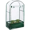Produktbild: Relaxdays Balkongewächshaus Kunststoff Stahl Transparent Mit Pflanzsack 153 cm x 89 cm x 49 cm 2,2 kg