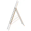 Produktbild: TOPIC 1040 Alu Layher Mehrzweckleiter 10,05 m, 3 teilig, 3x 14 Sprossen