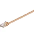 Produktbild: Goobay CAT FLAT 6-0500 U/UTP HELLBRAUN 5m CAT 6 Netzwer # 95887
