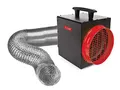 Produktbild: 3300 Watt Heizlüfter mit Thermostat & Luftschlauch, elektrische Werkstattheizung