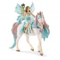 Produktbild: schleich Spielfigur BAYALA 70569, ab 5 Jahre, Eyela mit Prinzessinnen-Einhorn, 15,5 x 18 cm, 3 Teile
