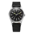 Produktbild: Praesidus Jungle Field  Stahl Mecaquarz Leder Schwarz Saphir Militar Herren Uhr