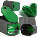 Produktbild: Instalguru Ventilkasten Bewässerung Mit Deckel Ventilbox Garten Ovaler Schacht 32x21cm Tropfbewässerung Ventilkammer Beregnungsventilkasten Hydrantenschutzgehäuse Bewässerungsanlage