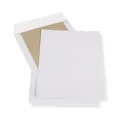 Produktbild: 25 St. B4 Papprückwand Versandtaschen weiß 120 gr. Kuvert Haftklebend Briefumschläge HK Briefhüllen