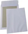 Produktbild: 25 St. B4 Papprückwand Versandtaschen weiß 120 gr. Kuvert Briefumschläge