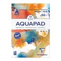 Produktbild: Aquarellblock Goldline Aquapad A4 geleimt, 50 Blatt weiß 300g, mittlere Kör
