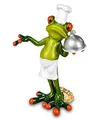 Produktbild: formano lustige Frösche Figur Koch Poly 17 cm