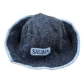 Produktbild: GMMH® Saunahut Filz Grau 1507 | Saunamütze, warm, gemütlich, unisex