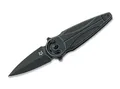 Produktbild: Böker Solingen Fox Knives Saturn Aluminum All Black Einhandmesser