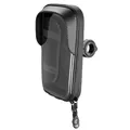 Produktbild: cellularline | Rider Shield - Universal | Runder Lenker, wasserdichter Smartphone-Halter für Motorräder und Fahrräder – Sonnenblende – 360-Grad-Drehung
