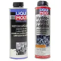 Produktbild: Motor Spülung Reiniger 2427 + Hydro Stößel Additiv 1009 LIQUI MOLY
