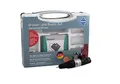 Produktbild: Pebaro 0208 Gravierset Graviergerät, 3 keramische Schleifstifte, 1 diamantierter Schleifstift, 1 Bohrer, 2 Fräser im Koffer; Basteln, Gravieren, Verzieren von Glas, Spiegel, Keramik, Porzellan, Metall