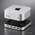 Produktbild: SATECHI USB-C-Hub mit Ständer und NVMe-SSD-Gehäuse für Mac mini M6 NEU OVP