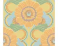Produktbild: Vliestapete 39530-1 Retro Chic Blumen gelb orange