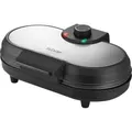 Produktbild: Unold 48165 Doppel-Pancake-Maker American Schwarz, Edelstahl, Pfannkuchen, Antihaftbeschichtet, 1000 Watt... - Schwarz