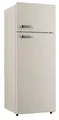 Produktbild: PKM Kühl-Gefrierkombination Kühlschrank GK210-2 CR 145 cm Creme 206 Liter