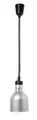 Produktbild: HENDI Wärmelampe, Zylinder, Inkl. Bruchsicher Infrarotlampe, Höhenverstellbar, zum Warmhalten von Speisen, Speisenwärmer, E27 Fassung, 230V/250W, ø175x(H) 250mm, Aluminium, Silber