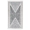 Produktbild: Teppich 120x180 cm Baumwollschwarz und Grau