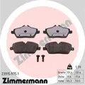Produktbild: ZIMMERMANN Bremsbeläge Bremsbelegsatz vorne für BMW 1er MINI Mini