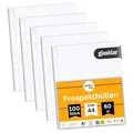 Produktbild: perfect line - 100 Prospekthüllen DIN-A4, Klarsichtfolien Glasklar, 60 my Stark, dokumentenecht, säurefrei