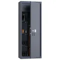 Produktbild: Profirst Waffenschrank Forest 8 Stahl Elektronikschloss Notöffnung separat versperrbarer Innentresor 3 Fachboden Putzstockhalterung Schaumstoffwaffenhalter inkl. Befestigungsmaterial