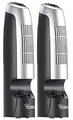 Produktbild: newgen medicals Ionen Luftreiniger: 2er-Set Luftreiniger mit Ionisator und Gebläse, 2 Stufen, 3,2 Watt (Ionisator Ozon, ozonfrei, Ionisation)