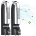 Produktbild: 2er-Set Luftreiniger mit Ionisator und Gebläse, 2 Stufen, 3,2 Watt
