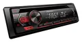 Produktbild: Pioneer DEH-S120UB USB MP3 Aux 1 Vor Aus Auto CD Stereo Radio Player Rot Display