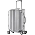 Produktbild: Handgepäck | Alu-Rahmen | PC Hartschale | Zipperless | 55 x 37 x 23cm | Silber