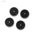 Produktbild: 4er Set Hifi-Gerätefüße Aluminium massive midi Boxenfüße Gummidämpfer schwarz