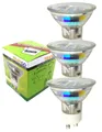 Produktbild: TRANGO LED-Leuchtmittel, GU10 3er Pack GU1015-3 - 5 Watt - 3000K warmweiß zum Austausch GU10 & MR16 Halogen Leuchtmittel, 3 St., für Einbauleuchte, Deckenstrahler, Einbaustrahler, Deckenleuchte, Spot