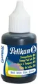 Produktbild: Pelikan Stempelfarbe 84, wasserfest, schwarz, 30 ml geeignet für Gummistempel, für Gewebe, Leder, Holz, Metall, - 1 Stück (351460)