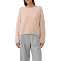 Produktbild: Strickpullover S.OLIVER BLACK LABEL, Damen, Gr. 42, rosa (rose), Strick, Obermaterial: 74% Polyamid, 16% Viskose, 10% Polyester, unifarben, regular fit taillenbedeckt, U-Boot-Ausschnitt, gerader Abschluss, Pullover Strickpullover, mit U-Boot Ausschnitt