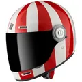 Produktbild: Bogotto V135 T-R3 Helm, weiss-rot, Größe XL für Männer